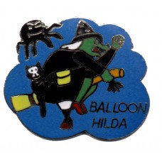 Balloon Hilda Witch on Blue Cloud
